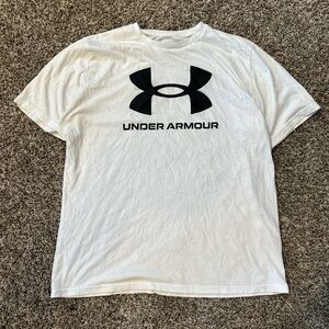 under armour white shirt